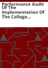 Performance_audit_of_the_implementation_of_the_College_Opportunity_Fund_Program__Department_of_Higher_Education