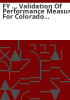 FY_____validation_of_performance_measures_for_Colorado_Access__Region_5
