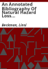 An_annotated_bibliography_of_natural_hazard_loss_datasets