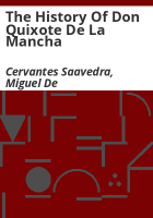 The_history_of_Don_Quixote_de_la_Mancha