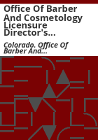 Office_of_Barber_and_Cosmetology_Licensure_director_s_policies